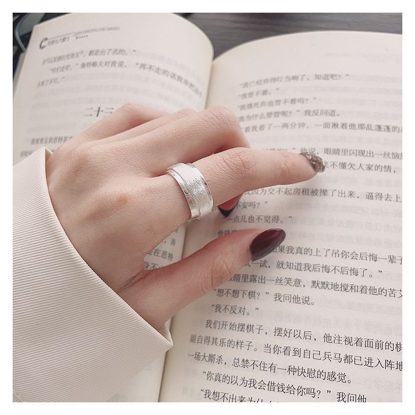 ESSENTIAL Rhodium Plating 925 Silver Smooth Rings