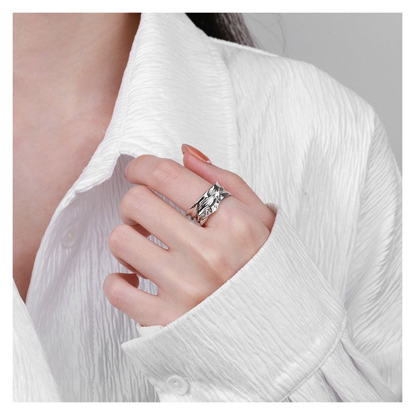 ESSENTIAL Rhodium Plating 925 Silver Smooth Rings