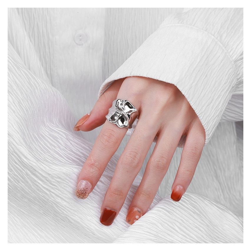 ESSENTIAL Rhodium Plating 925 Silver Smooth Rings