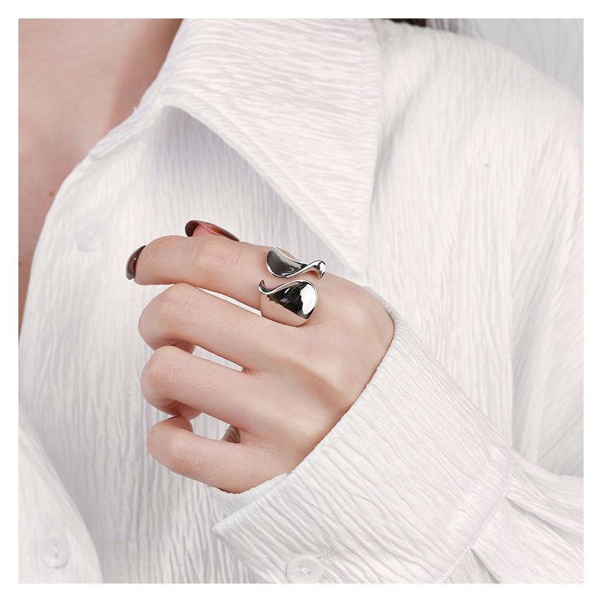 ESSENTIAL Rhodium Plating 925 Silver Smooth Rings