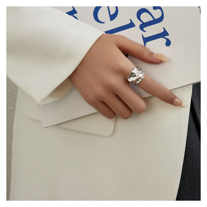 ESSENTIAL Rhodium Plating 925 Silver Smooth Rings