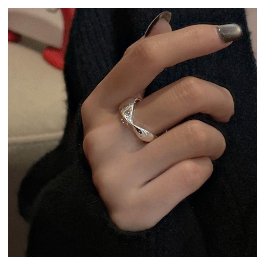 ESSENTIAL Rhodium Plating 925 Silver Smooth Rings 