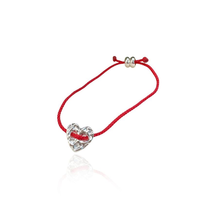 925 Silver Rhodium Plating Red Minimalist Bracelets 2.70g