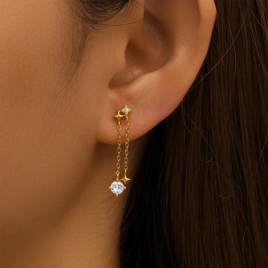 Zircon Minimalist Earrings 