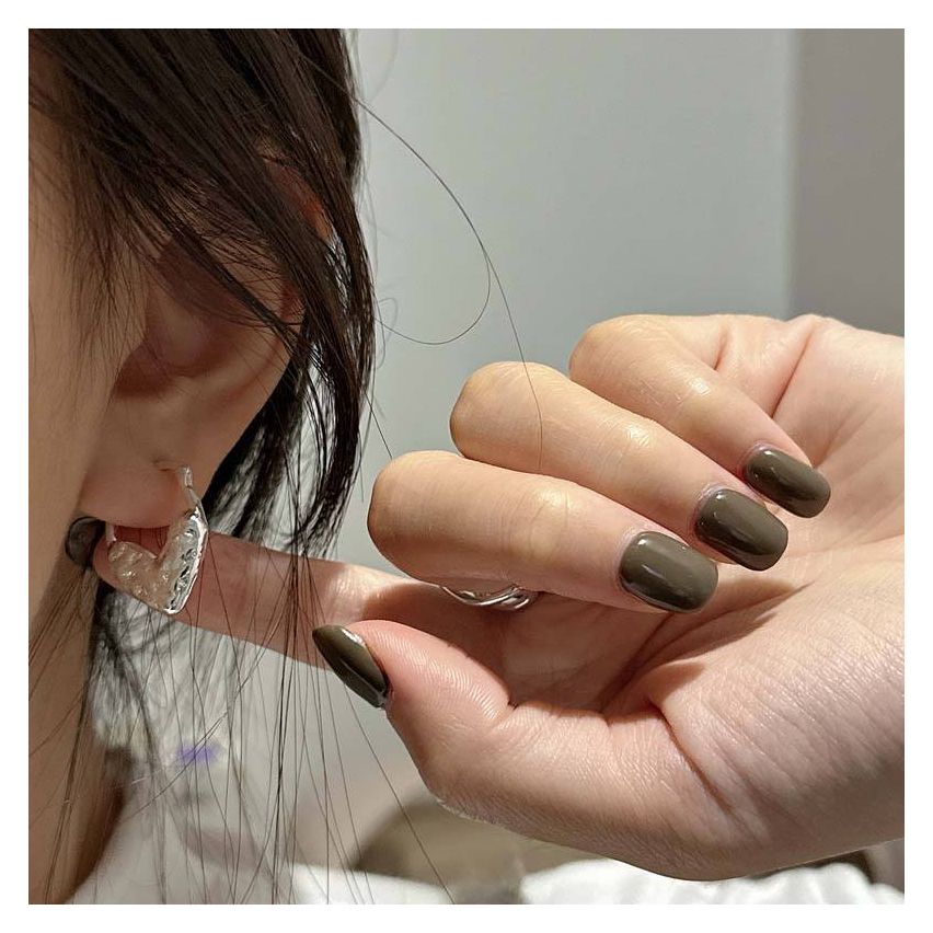 925 Silver Silver Plate Hoop Earrings