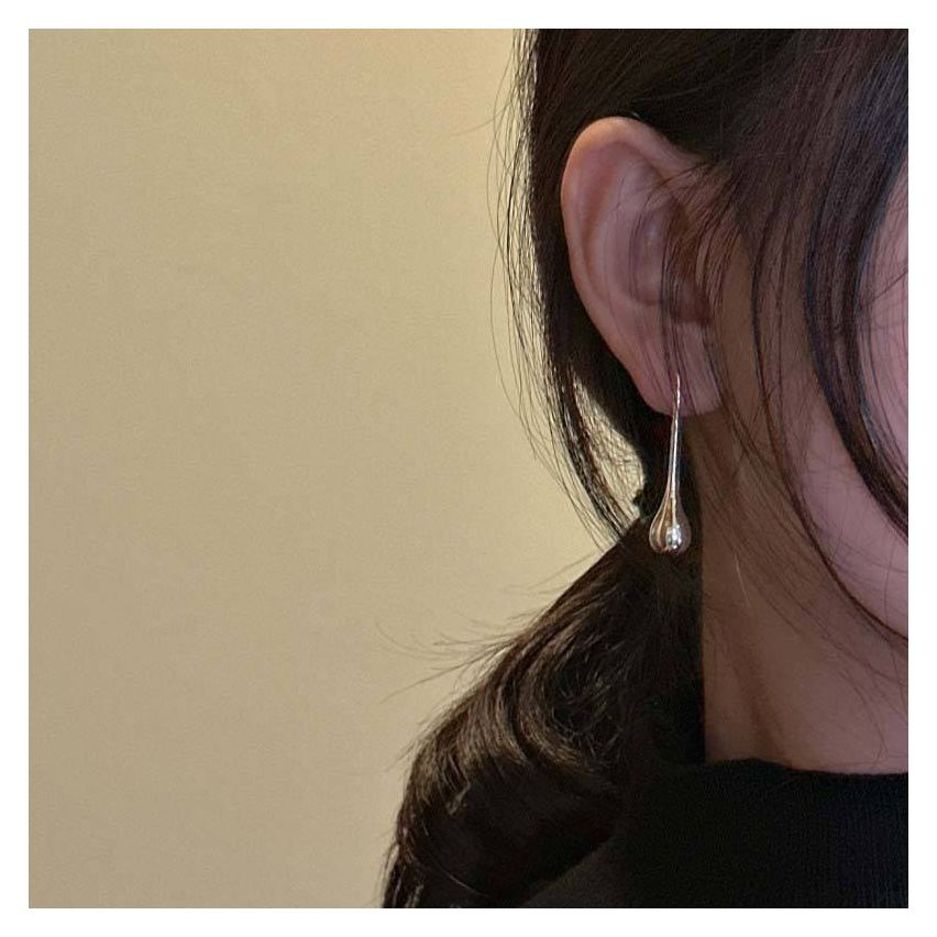 925 Silver Silver Plate Long Earrings