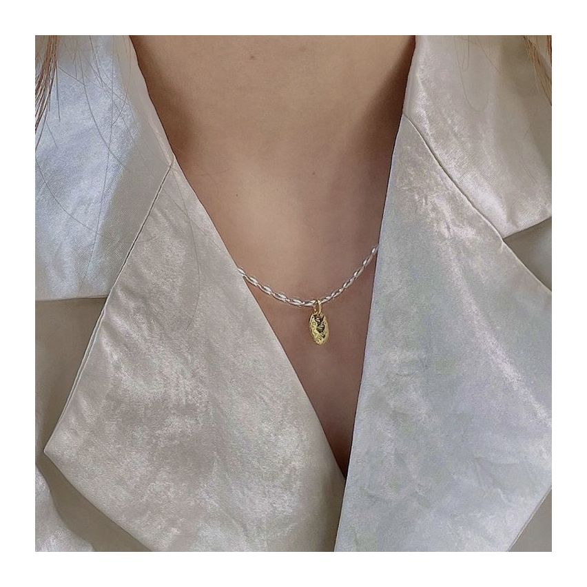 BOHEMIAN Two plating colors 925 Silver In love Pendants