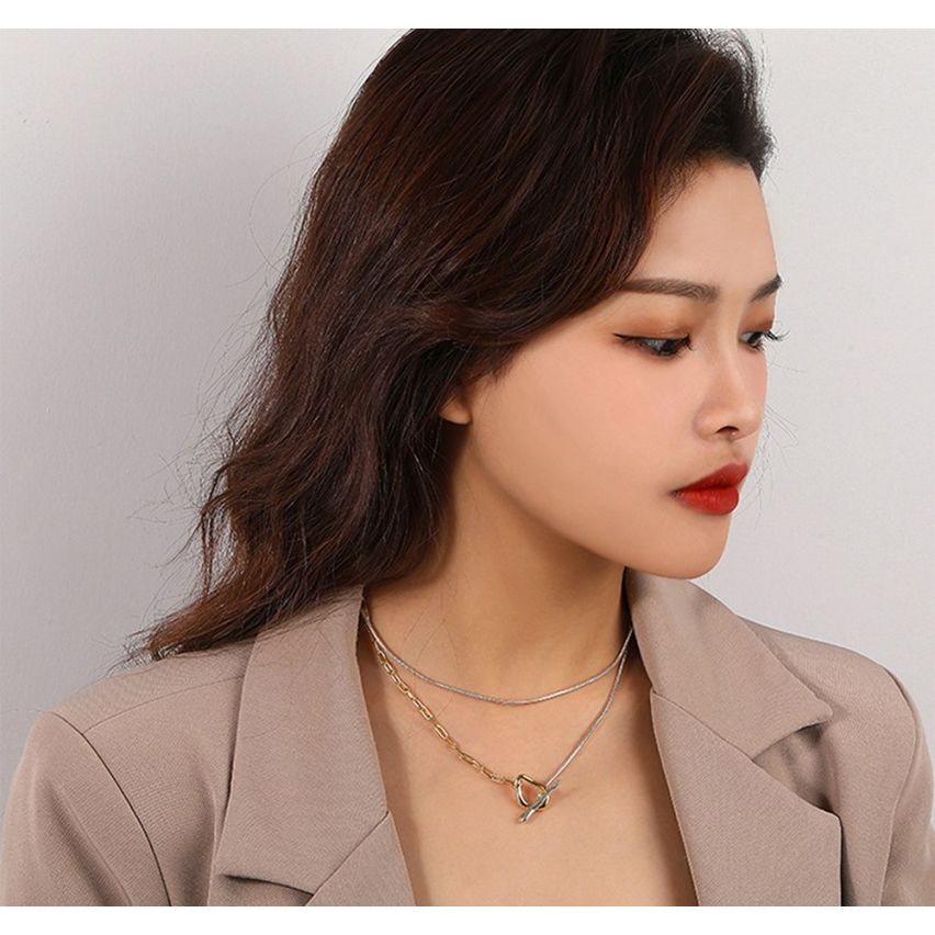 ESSENTIAL Two plating colors 925 Silver Smooth Pendants