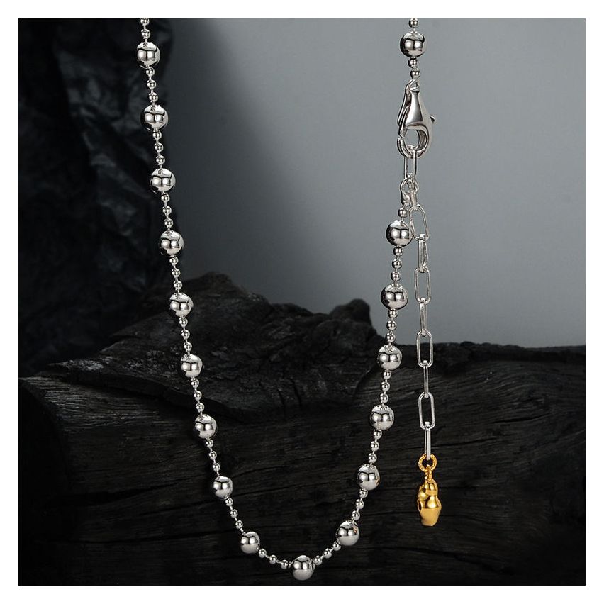 BOHEMIAN Two plating colors 925 Silver Smooth Pendants