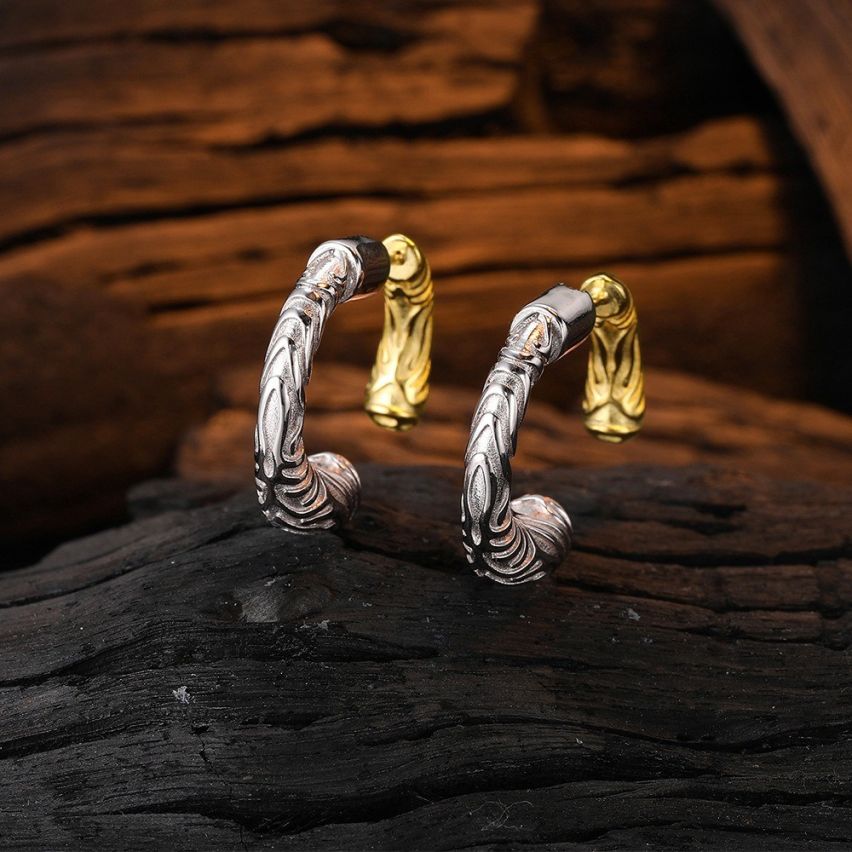 BOHEMIAN Two plating colors 925 Silver Urban street Earrings