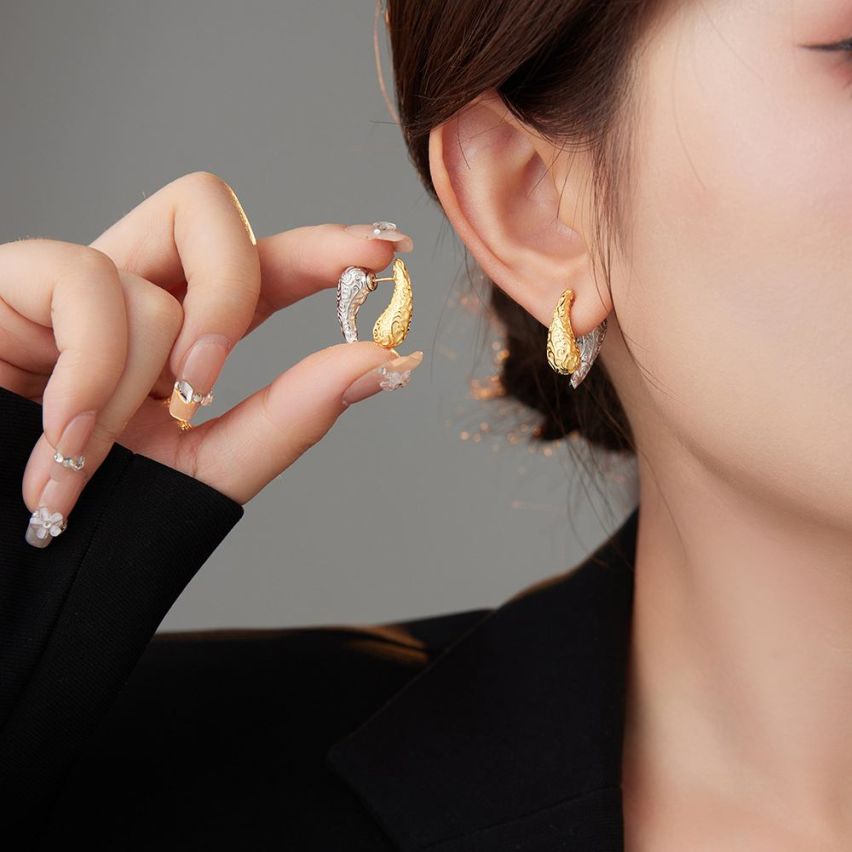 BOHEMIAN Two plating colors 925 Silver Urban street Earrings