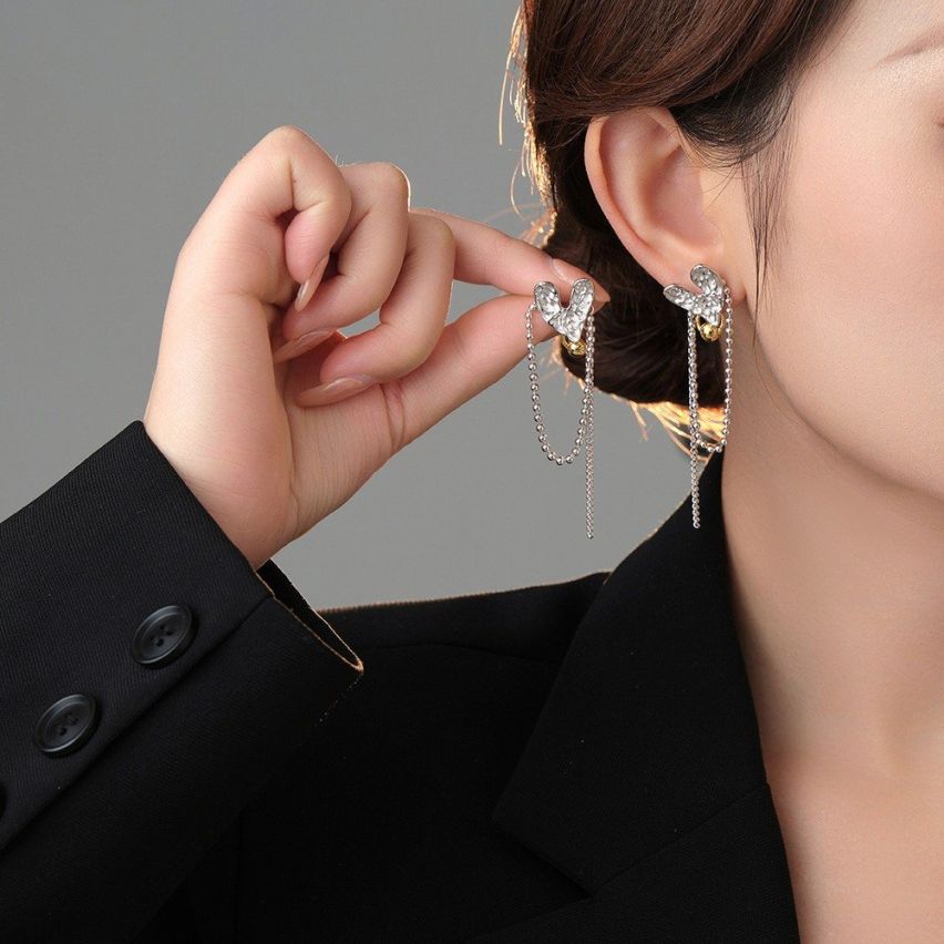 BOHEMIAN Two plating colors 925 Silver Urban street Earrings