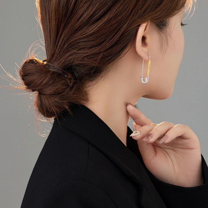 BOHEMIAN Two plating colors 925 Silver Urban street Earrings