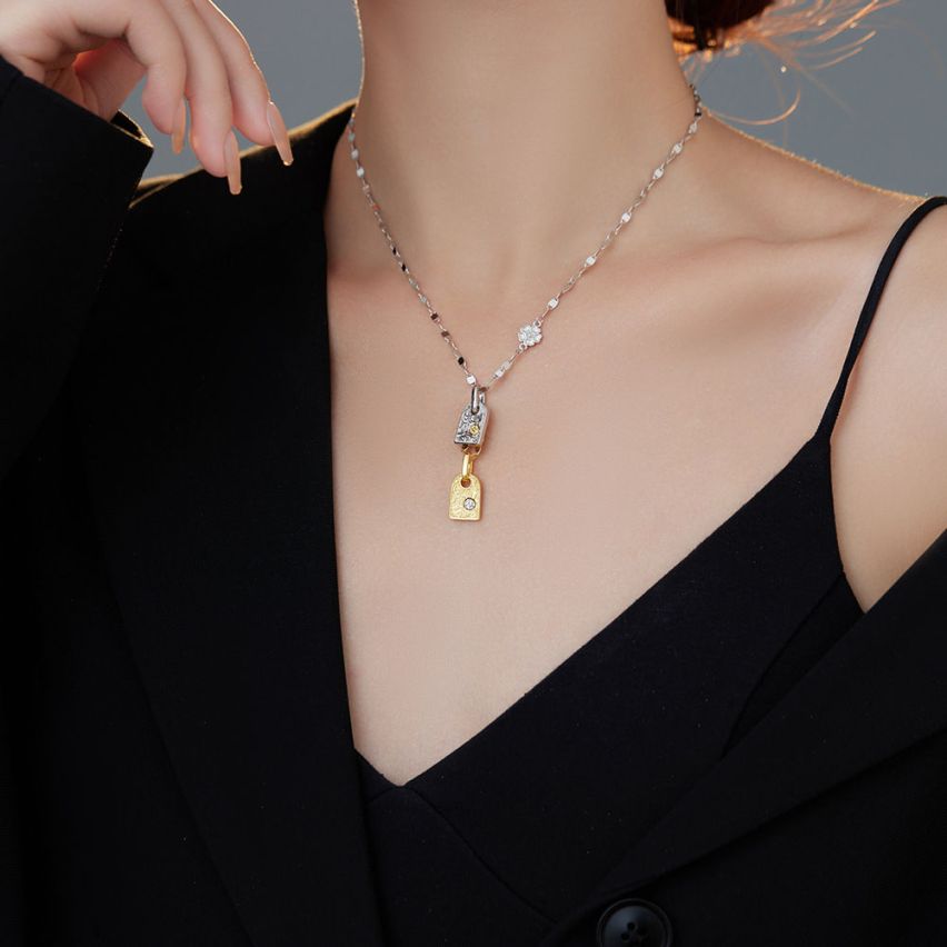 BOHEMIAN Two plating colors 925 Silver Urban street Pendants